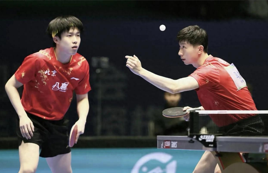 关于英国乒乓球队鏖战韩国乒乓球队，马龙高光表现的信息